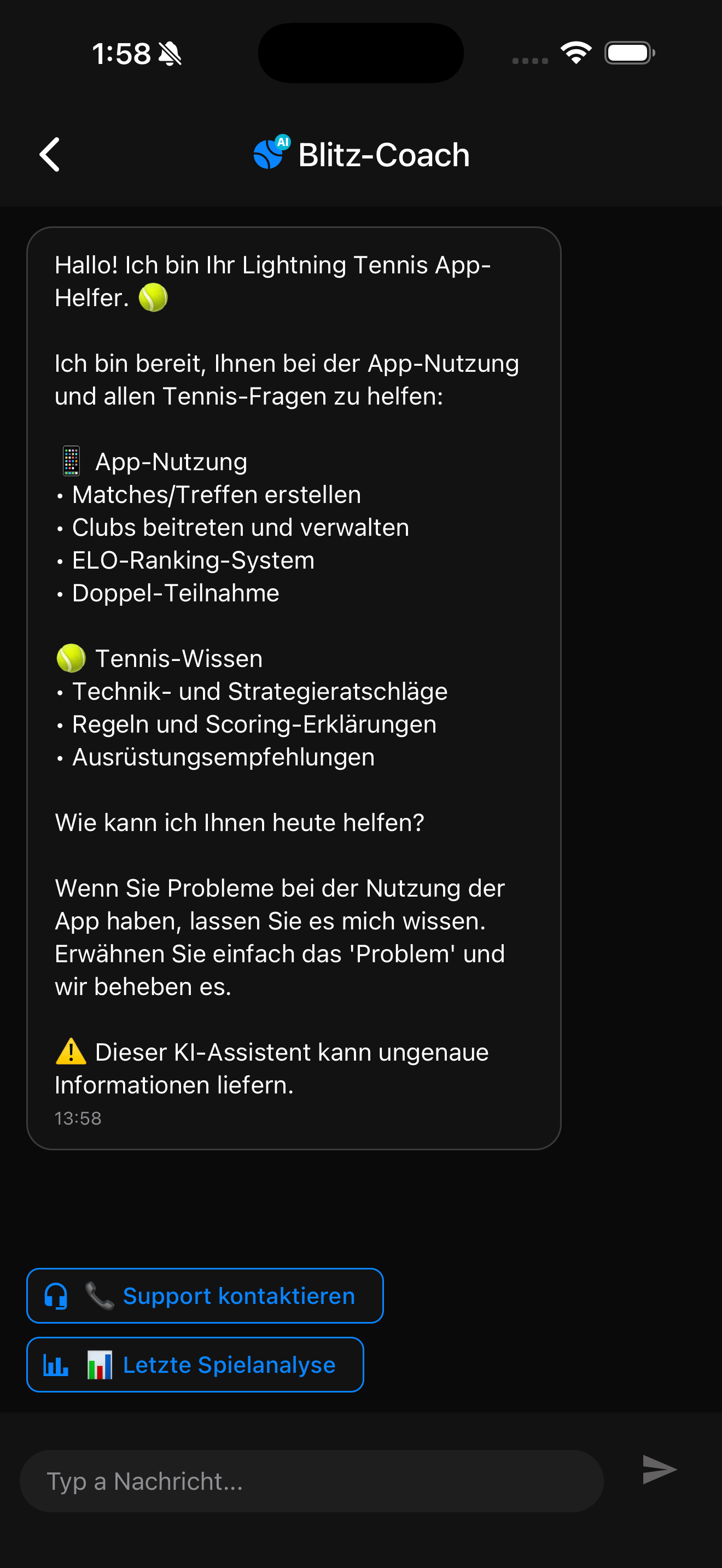 Lightning Coach KI-Chatbot