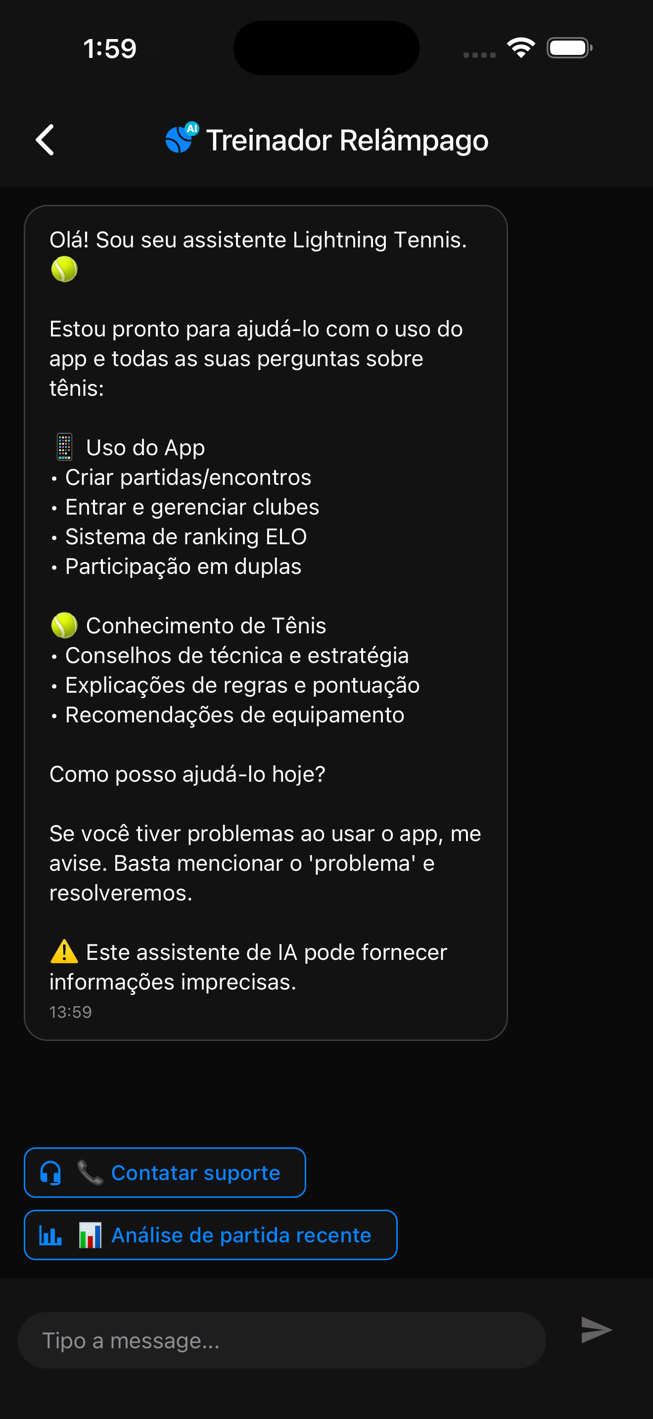 Lightning Coach chatbot IA